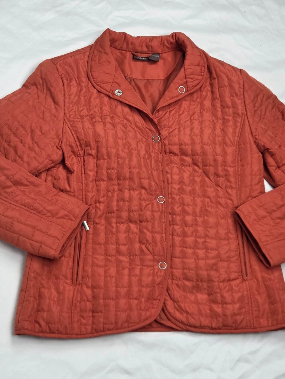 Womens Orange Coat Size M